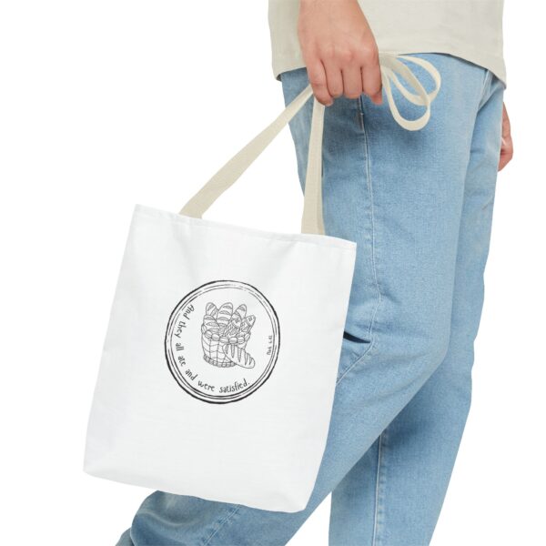 Motivational Tote Bag - "All That We Are Not Satisfied" - Image 17