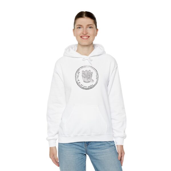 Cozy Unisex Hooded Sweatshirt - 'Until the End of Time' Design - Image 7