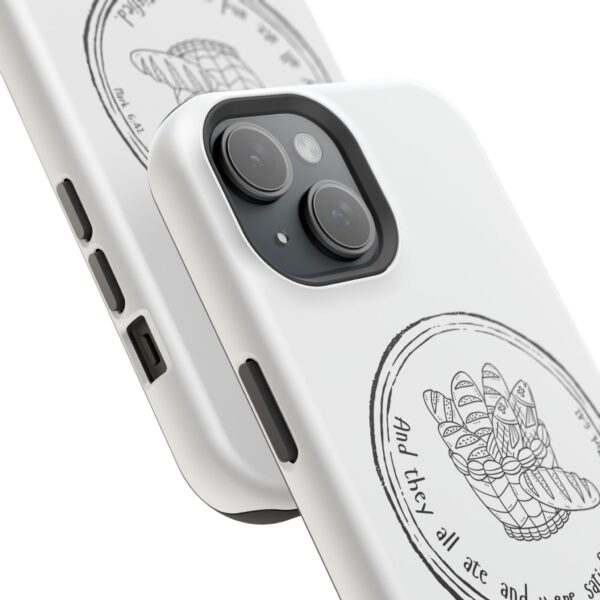 Magnetic Tough Cases - Fun & Quirky Phone Case with ‘And They All Ate and Were Satisfied’ Design - Image 6