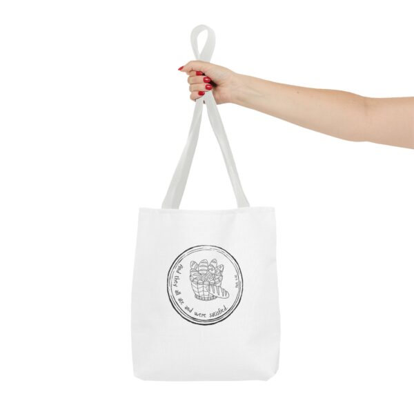 Motivational Tote Bag - "All That We Are Not Satisfied" - Image 12