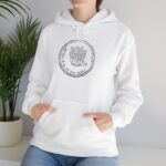 Cozy Unisex Hooded Sweatshirt - 'Until the End of Time' Design - Image 2