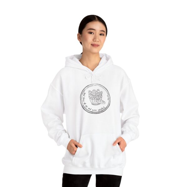 Cozy Unisex Hooded Sweatshirt - 'Until the End of Time' Design - Image 6