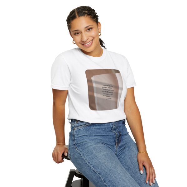 Unisex Garment-Dyed T-shirt: Cozy Minimalist Tee with Inspirational Quote for Everyday Wear, Gifts, Casual Style, Relaxed Vibes, [...] - Image 6