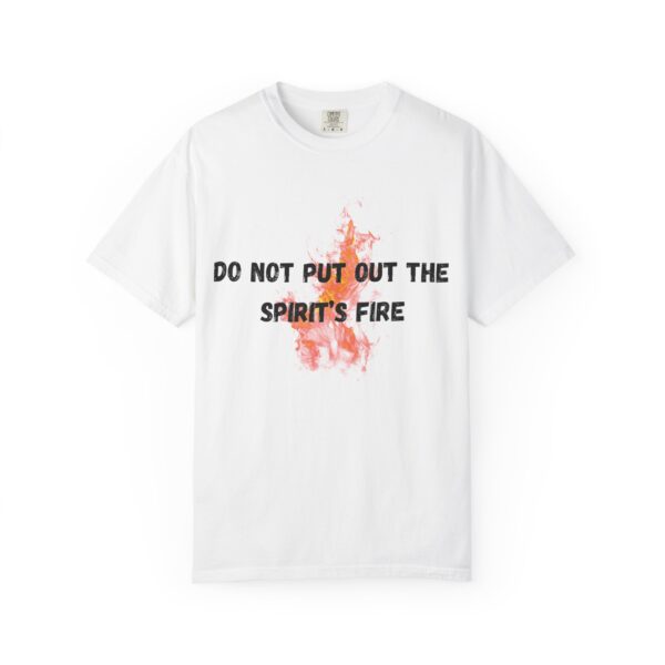 English - Do not put out the Spirit's Fire