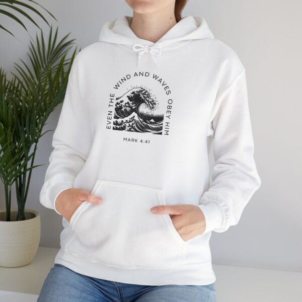 Cozy Graphic Hoodie with Wave Design, Unisex Pullover Sweatshirt, Beach Lover Gift, Ocean Inspired Apparel, Casual Loungewear - Image 7