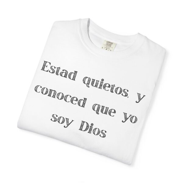 Spanish - Cease Striving and know that I am God - Image 3