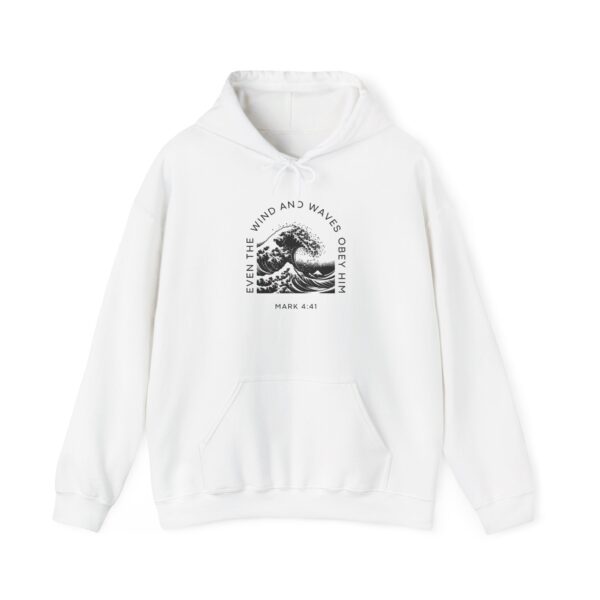 Cozy Graphic Hoodie with Wave Design, Unisex Pullover Sweatshirt, Beach Lover Gift, Ocean Inspired Apparel, Casual Loungewear