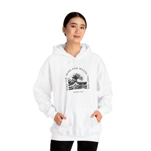 Cozy Graphic Hoodie with Wave Design, Unisex Pullover Sweatshirt, Beach Lover Gift, Ocean Inspired Apparel, Casual Loungewear - Image 6