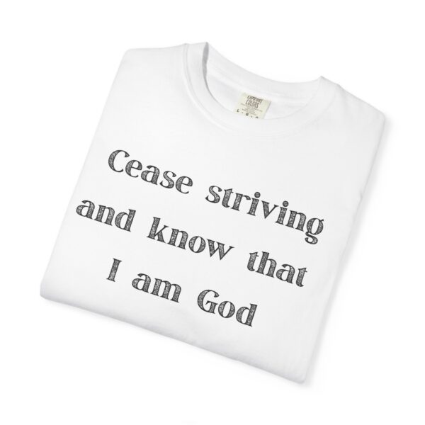 English - Cease Striving and know that I am God - Image 3