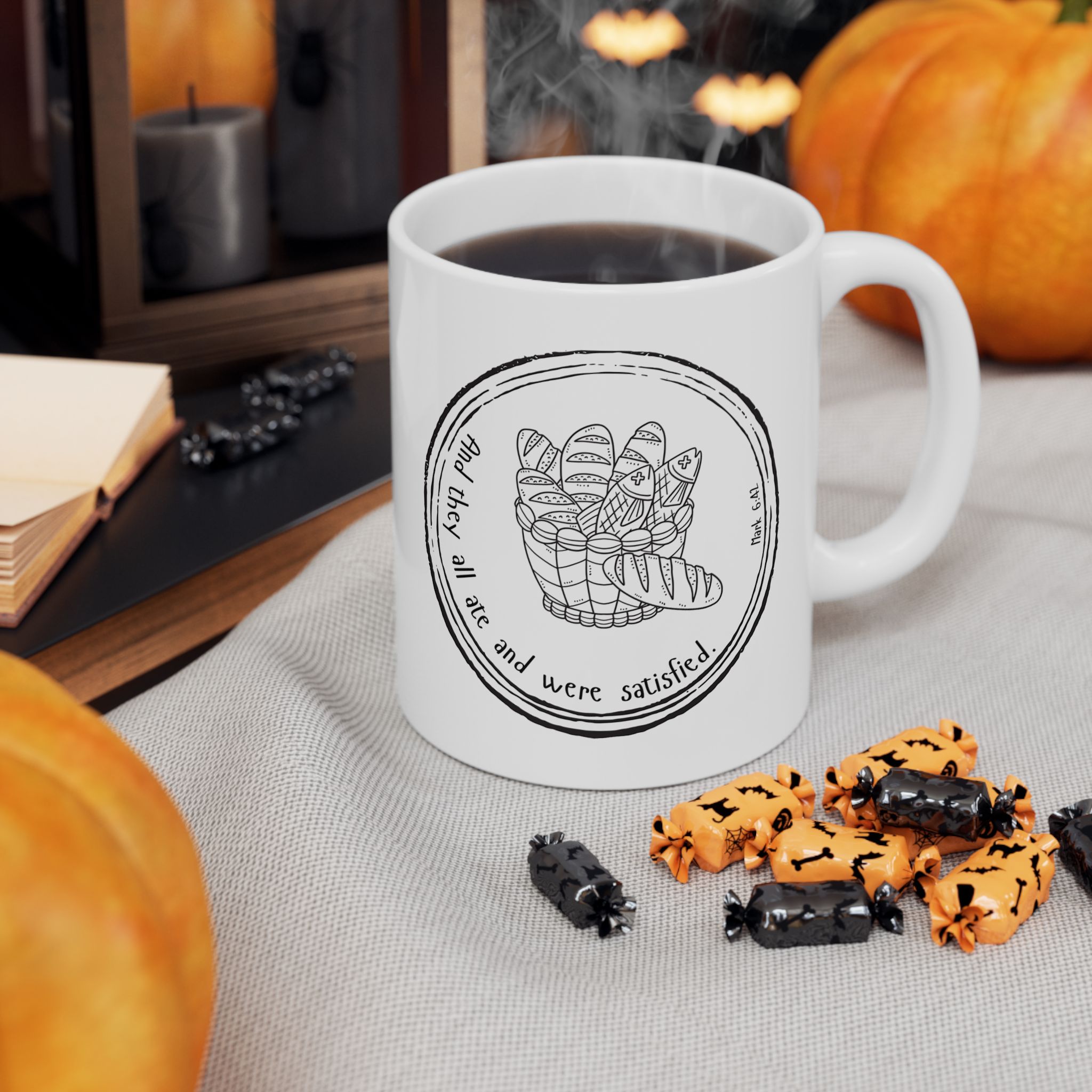 Mark 6:42 / English / Mug - Image 5