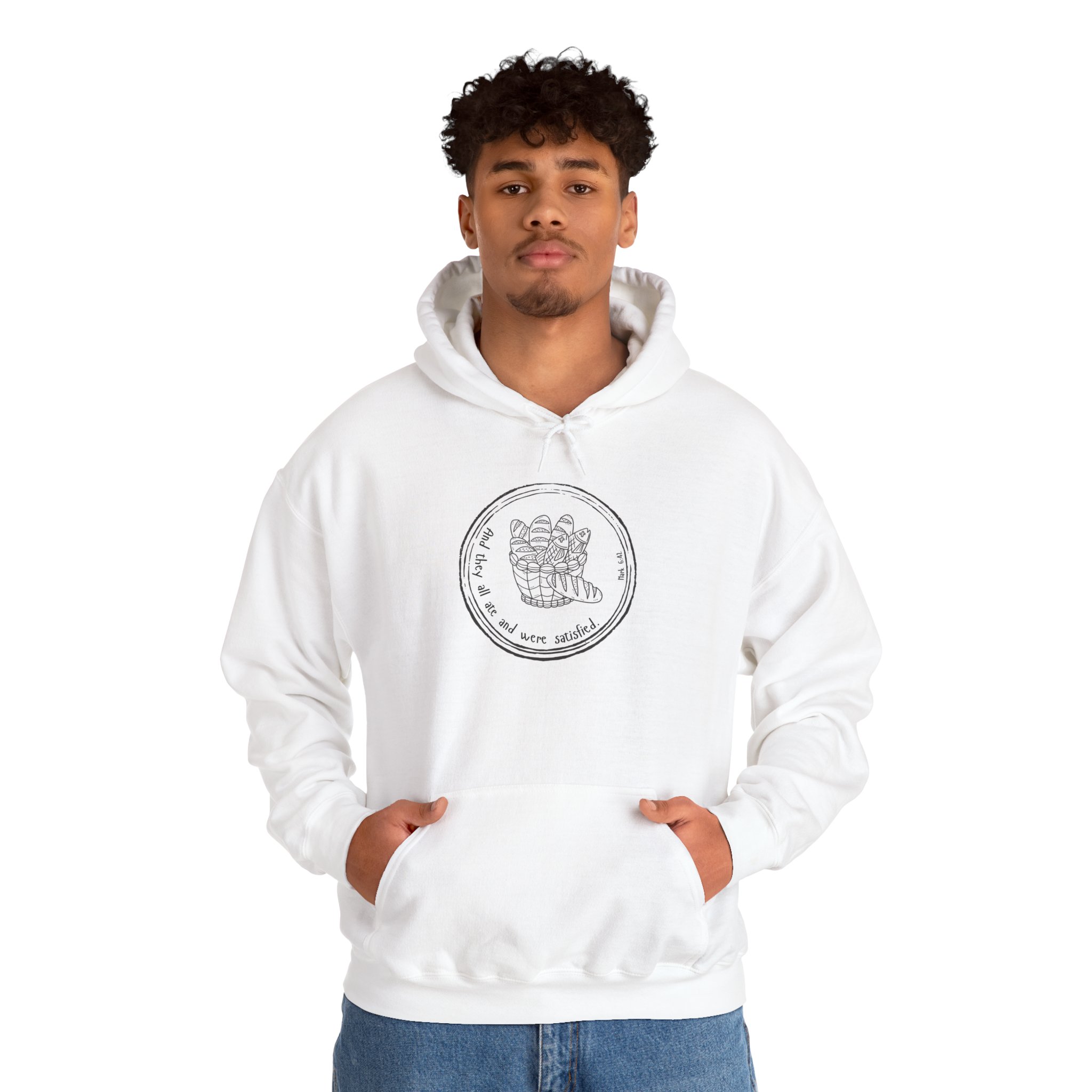 Mark 6:42 / English / Hoodie - Image 9
