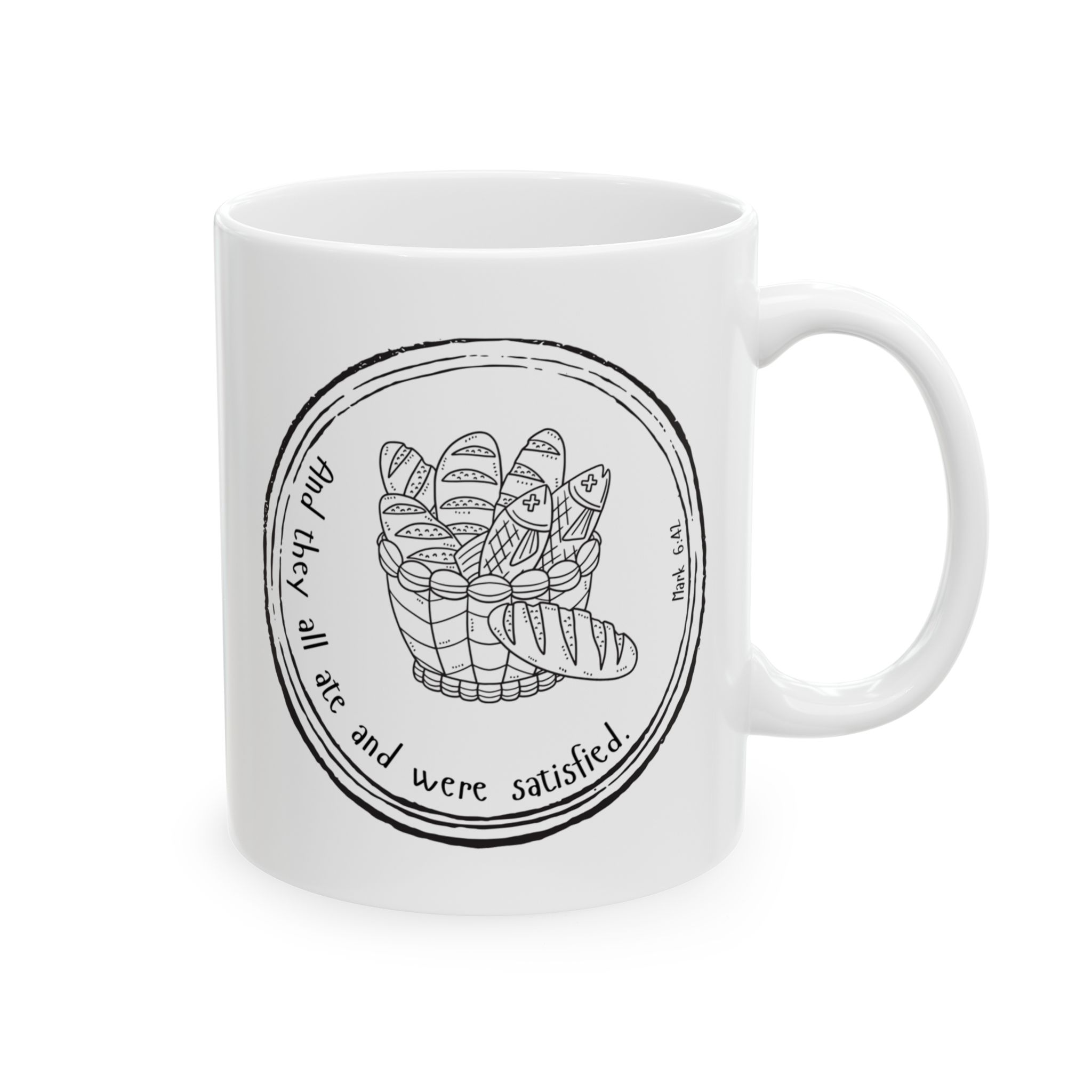 Mark 6:42 / English / Mug