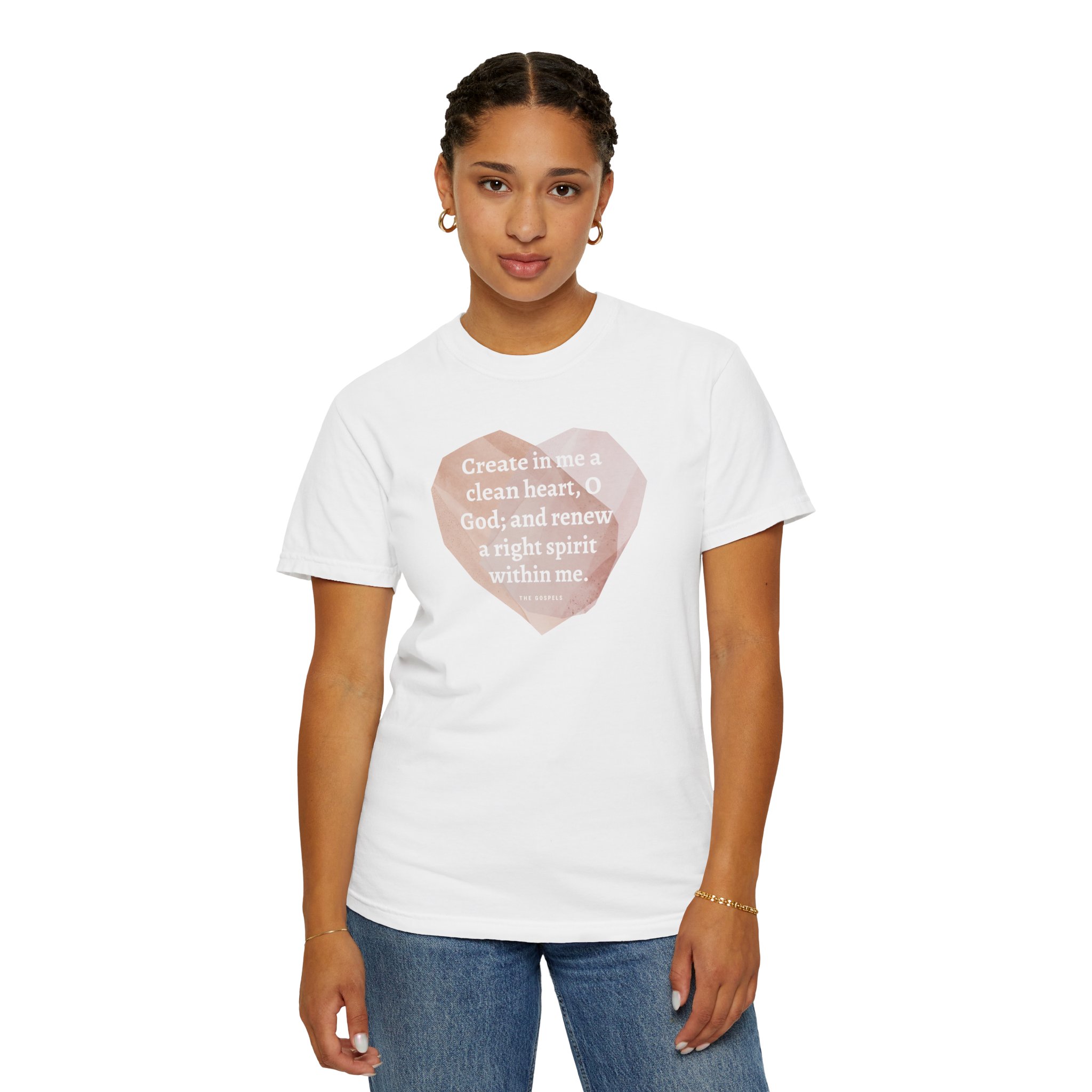 Psalm 51:10 / English / T-shirt - Image 6