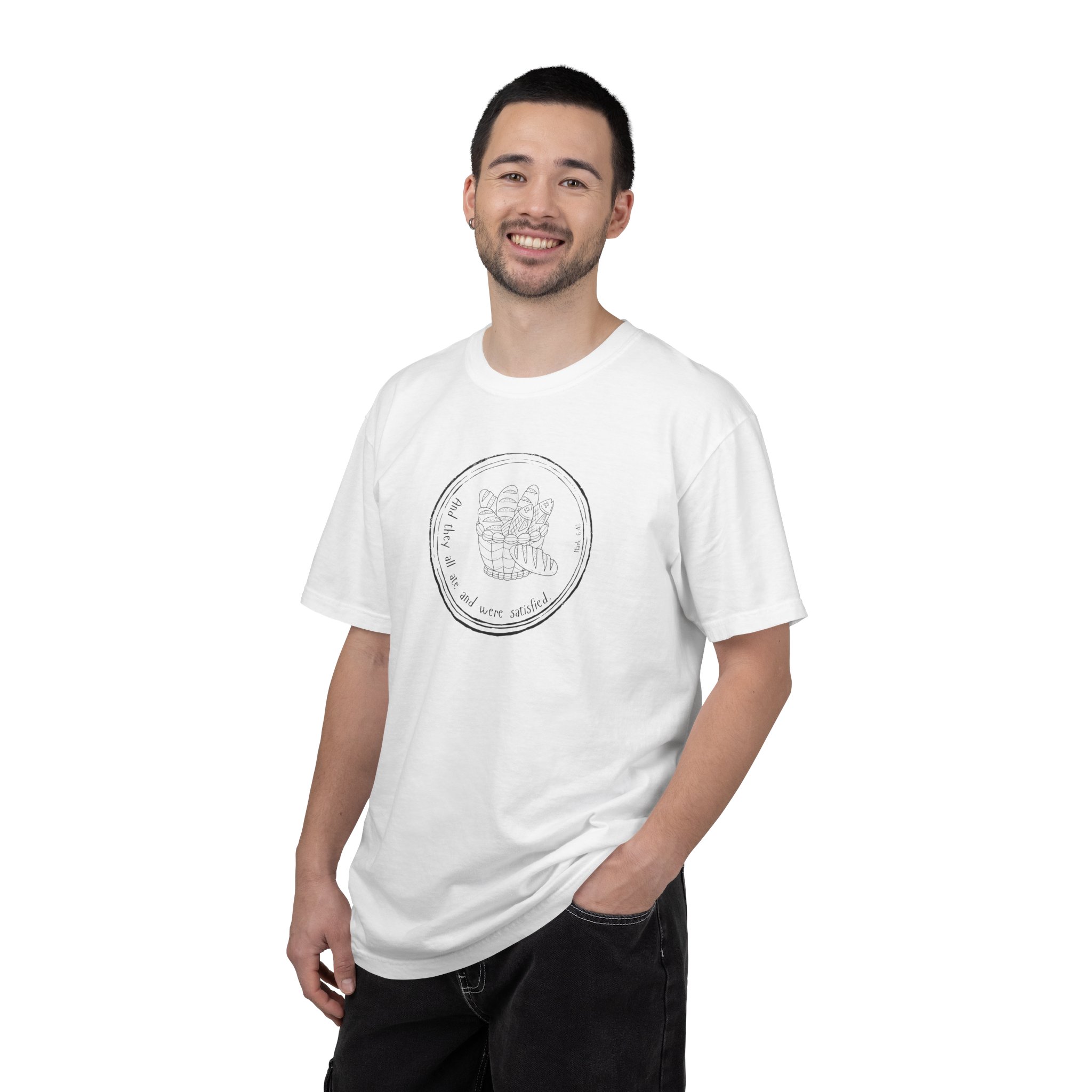 Mark 6:42 / English / T-shirt - Image 5