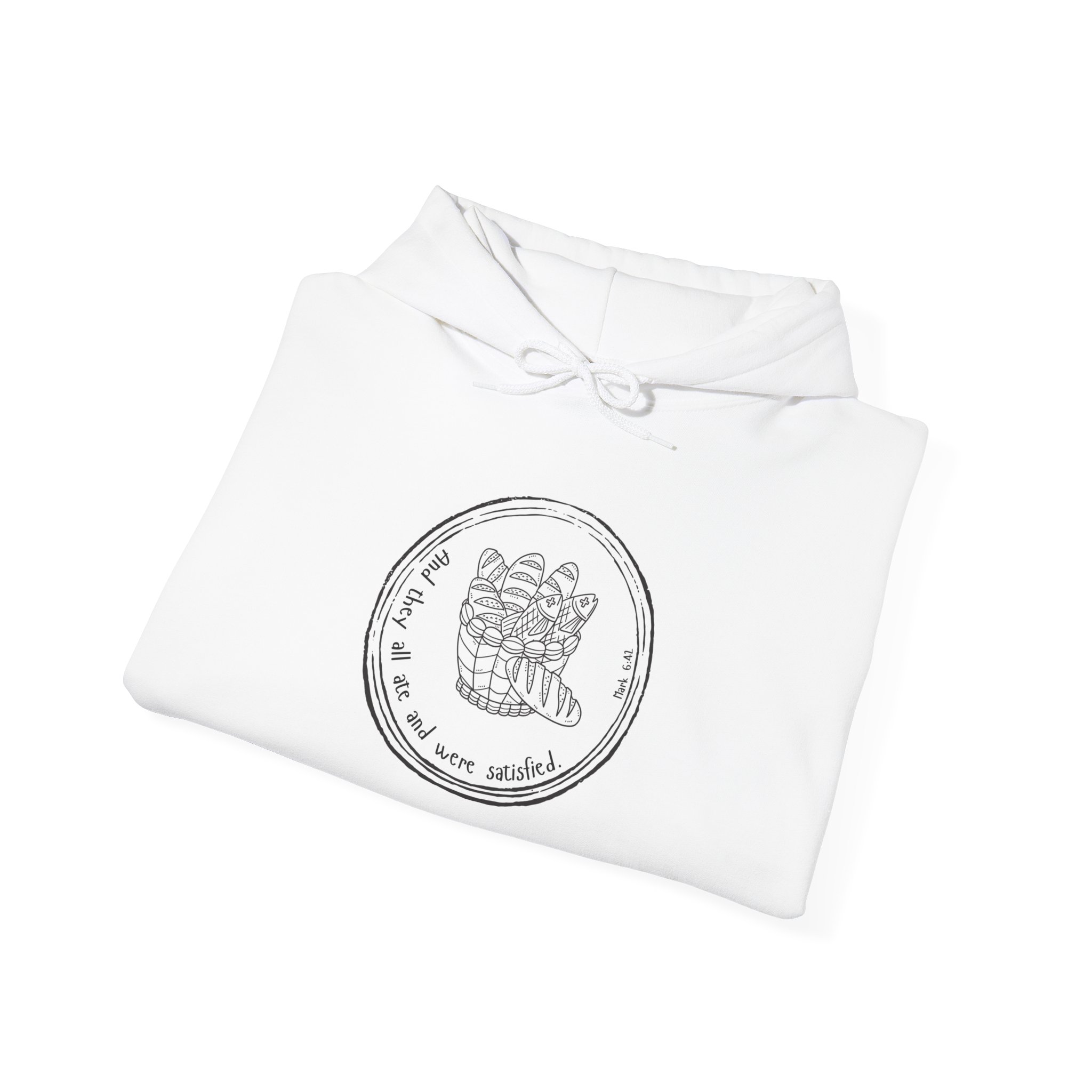 Mark 6:42 / English / Hoodie - Image 5