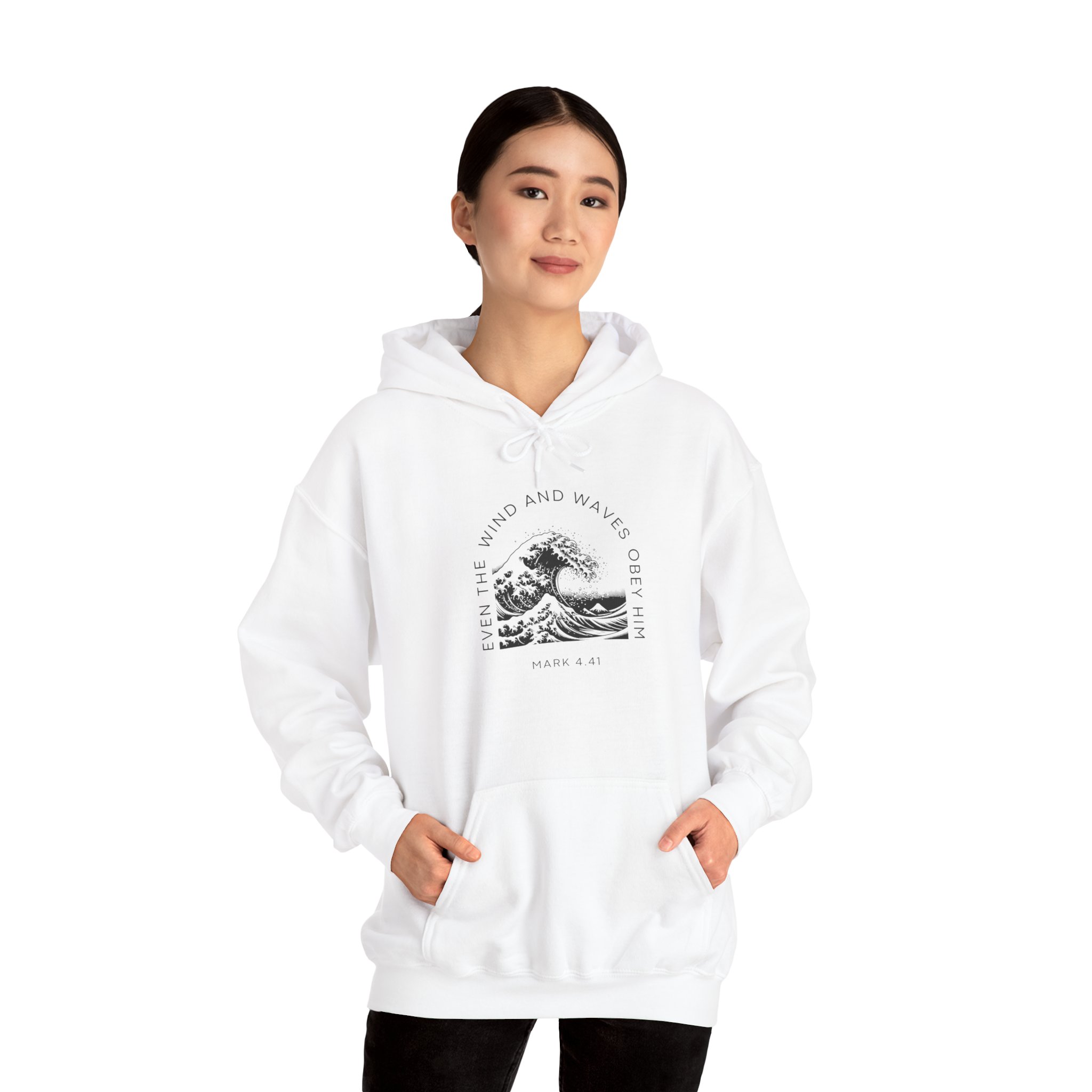 Mark 4:41 / English / Hoodie - Image 6