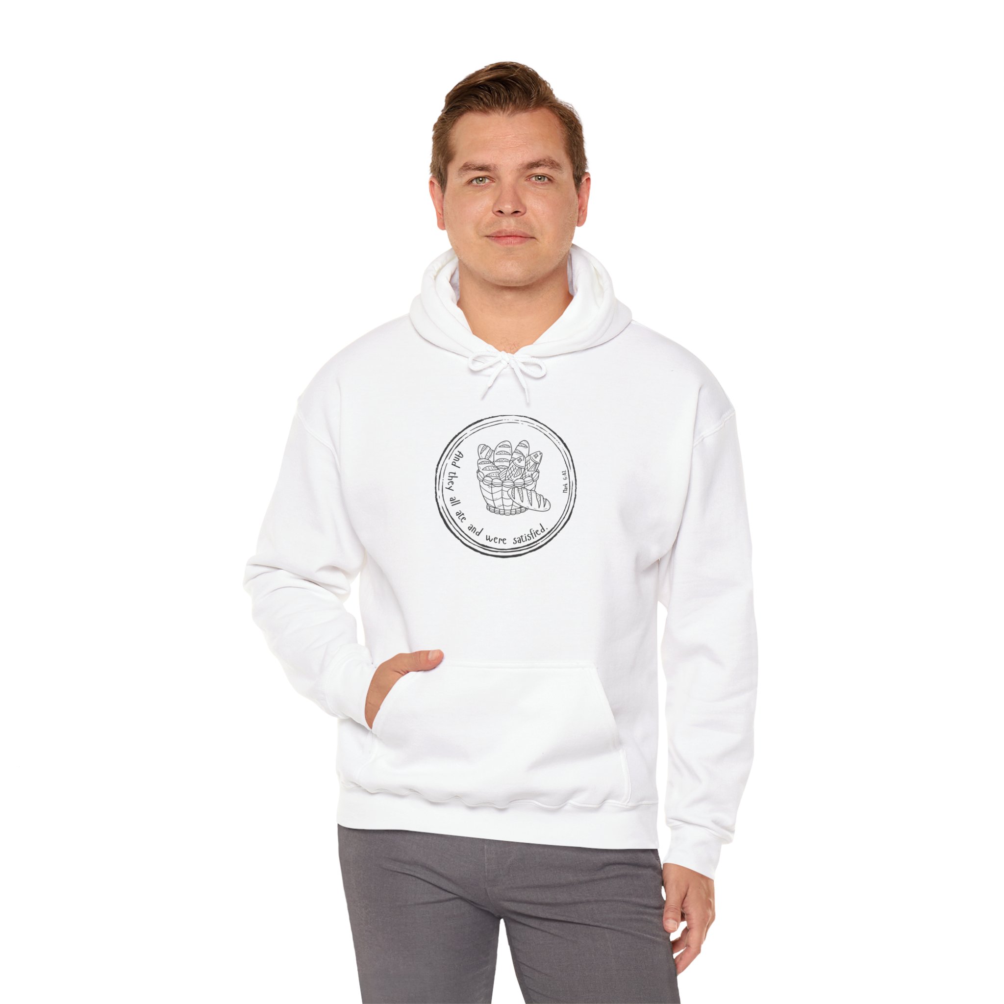 Mark 6:42 / English / Hoodie - Image 8