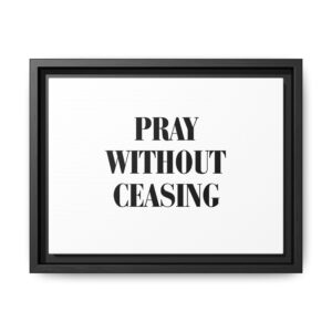 1 Thessalonians 5:17 / English / Wall Art