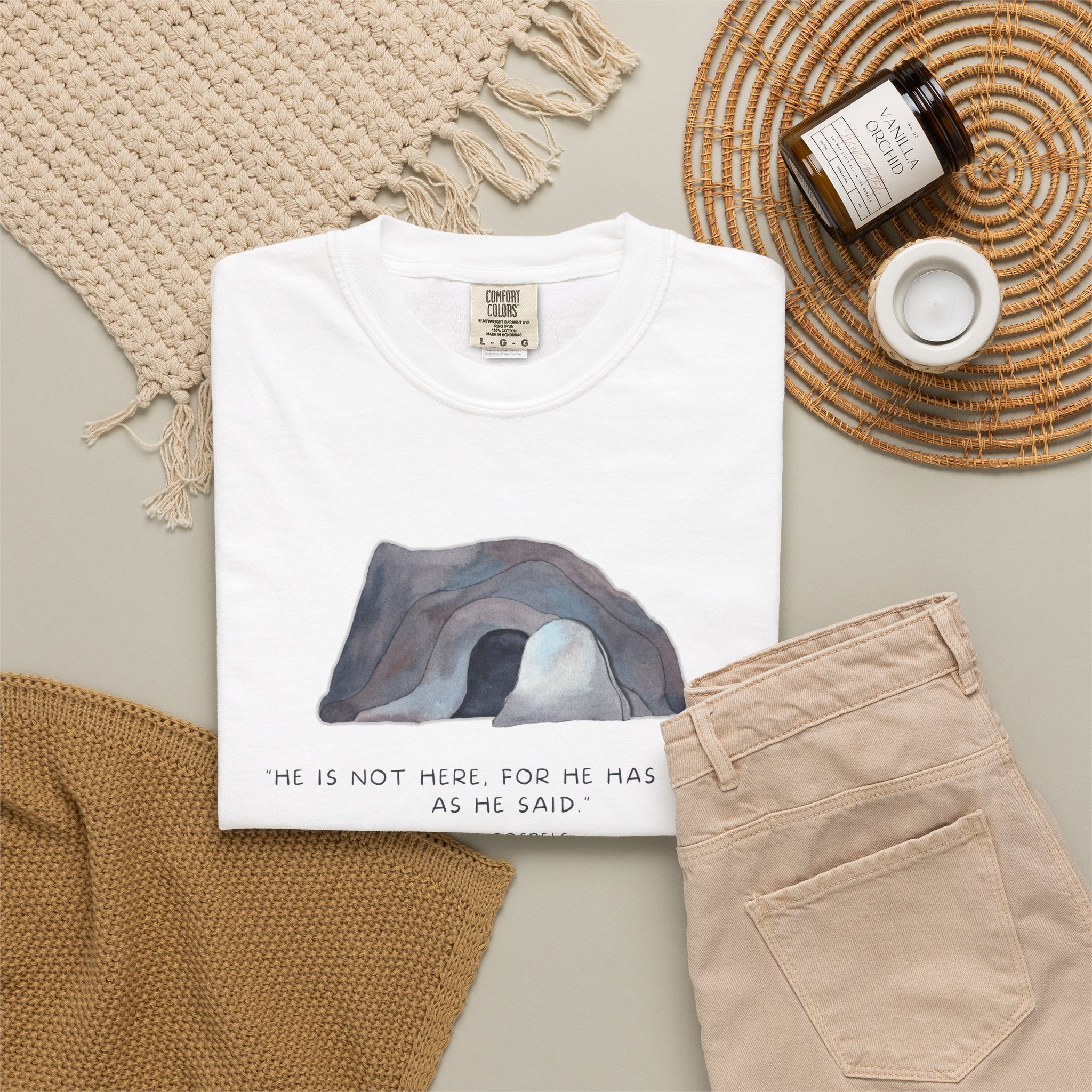 Matthew 28:6 / English / T-shirt - Image 2