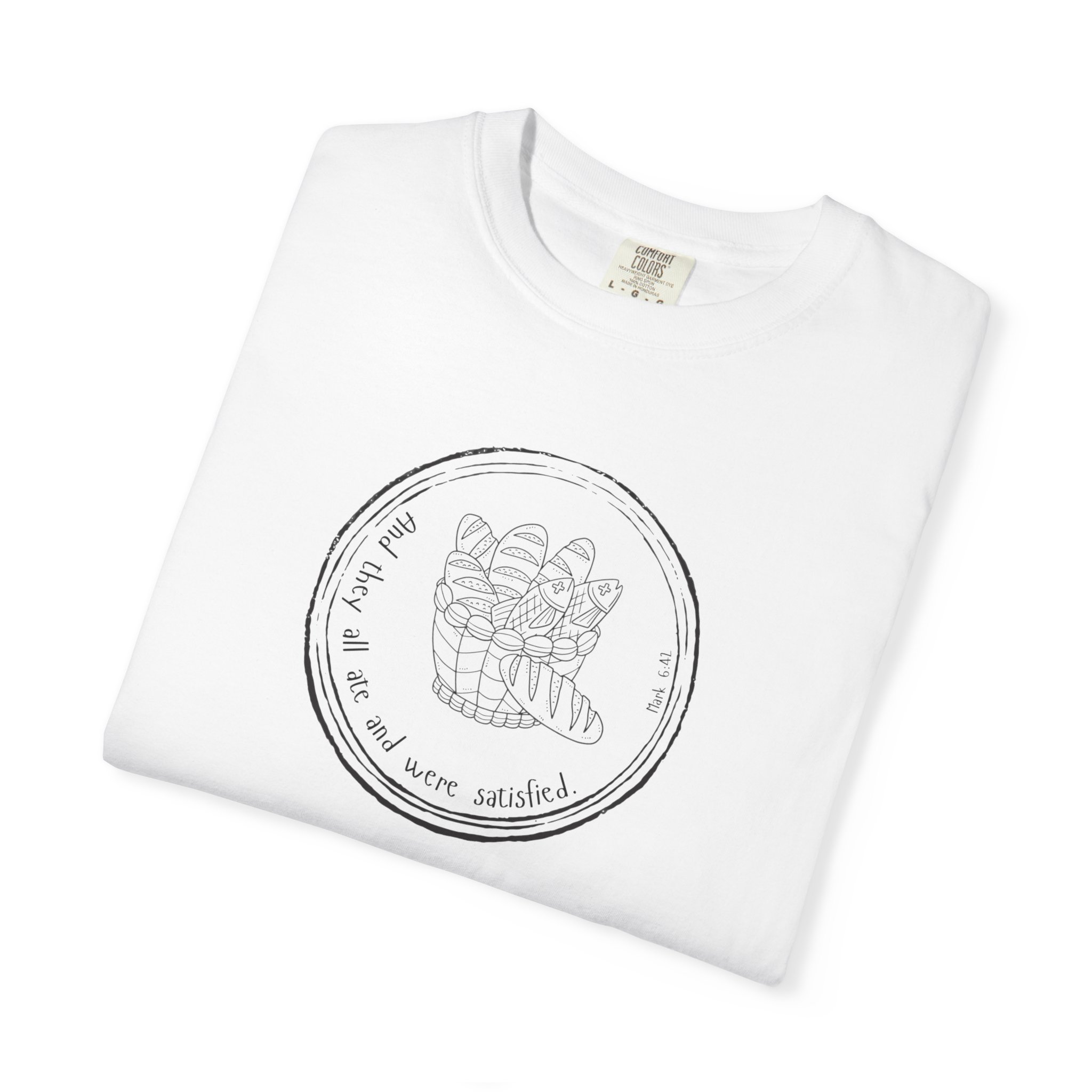 Mark 6:42 / English / T-shirt - Image 2