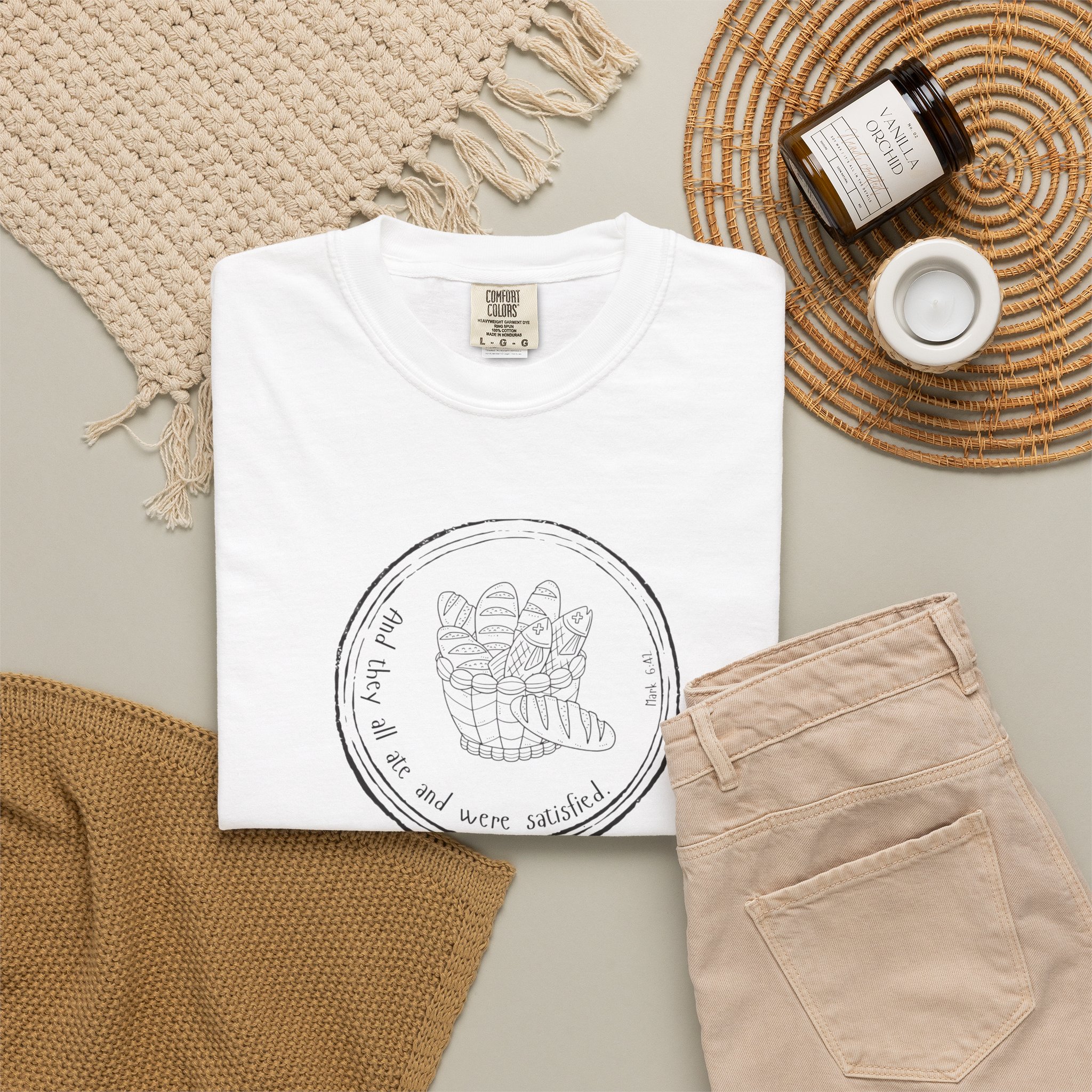 Mark 6:42 / English / T-shirt - Image 9