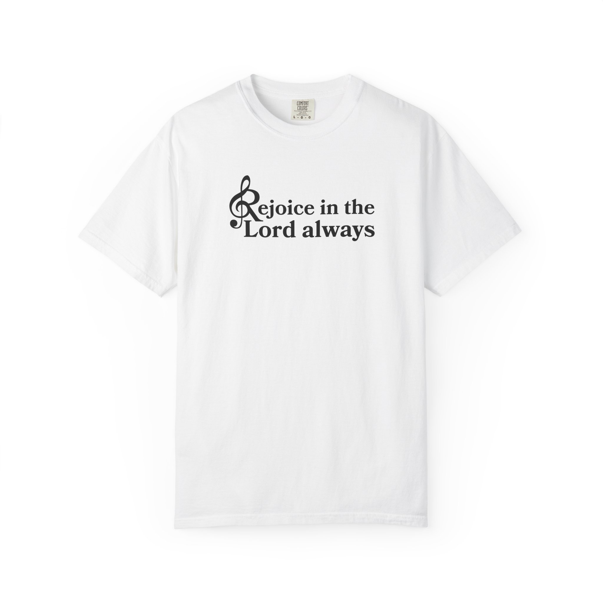 Philippians 4:4 / English / T-shirt