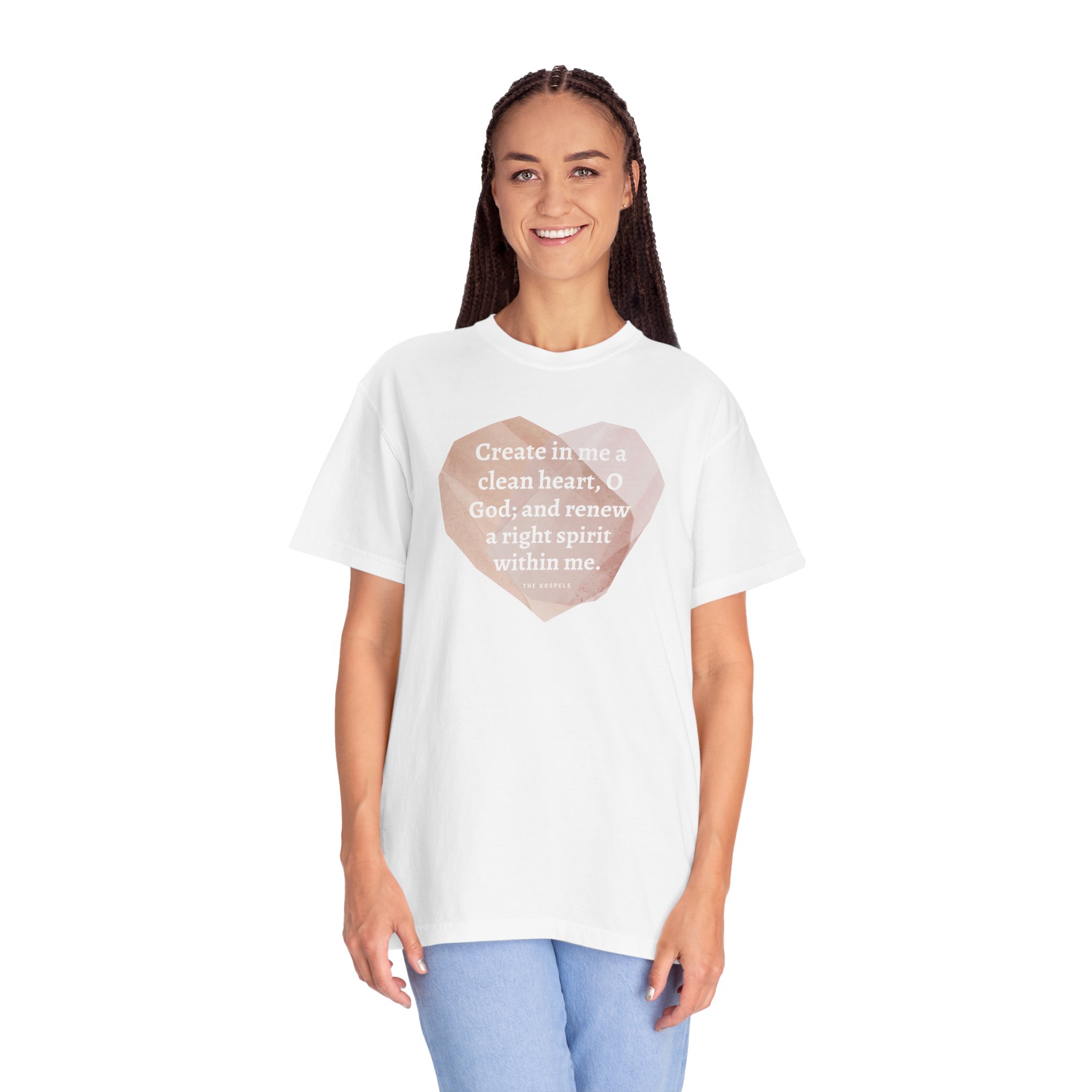 Psalm 51:10 / English / T-shirt - Image 5